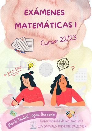 Exámenes Mat I Curso 22 23 (Entrega VI)