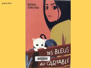 Joane présente "Des bleus au cartable"