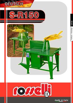 Rolltisch-Kreissägen S-R150 - Rosselli Snc