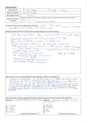 Notes De Lecture 3è Kalahari