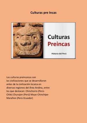 Culturas Pre Incas