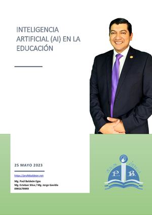 IA en la Educación - Paúl Baldeón