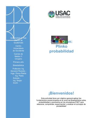 Simulacion Plinko Probabilidad