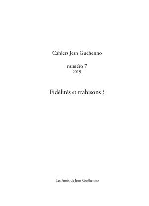 Cahiers Guéhenno 7 Intérieur Pdf