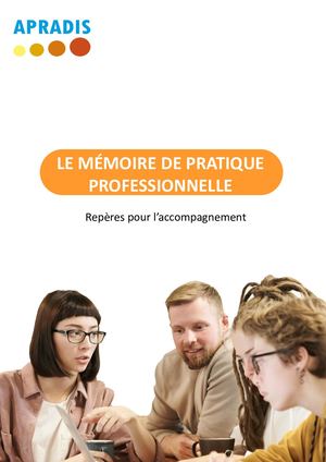 Le Mémoire De Pratique Professionnelle V5