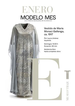 Vestido de María Monaci Gallenga, ca 1917