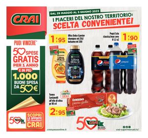 Volantino Crai Regina dal 29 maggio al 5 giugno