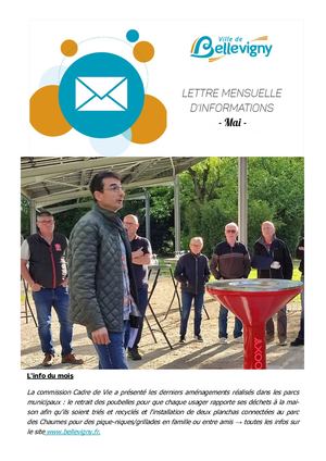Lettre mensuelle d'informations -MAI-
