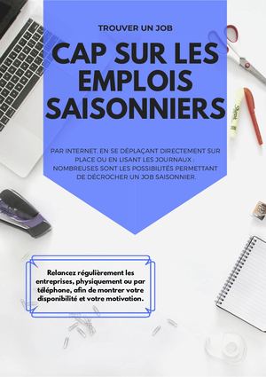 Cap Sur Les Emplois Saisonniers (3)