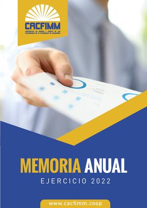 CACFIMM Memoria Anual 2022
