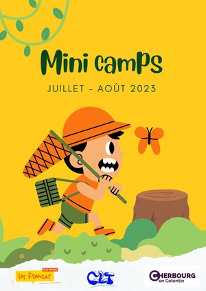 plaquette mini camps 2023 des Francas et du CLT