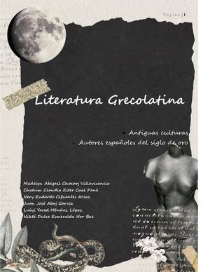 Literatura Grecolatina Y Autores Del Siglo De Oro