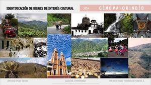 Identificación De Bienes De Interés Cultural Génova Quindío