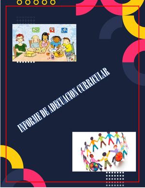 Informe De Adecuación Curricular