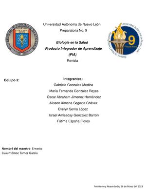 Pia De Biología En La Salud