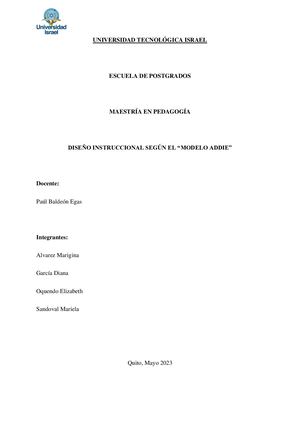 Diseño Instruccional