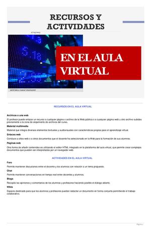 Calaméo - Recursos Y Actividades En El Aula Virtual