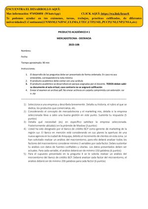 MERCADOTECNIA PA1 2023