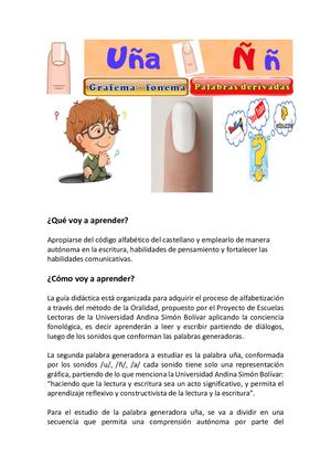 Fonema U,ñ,a