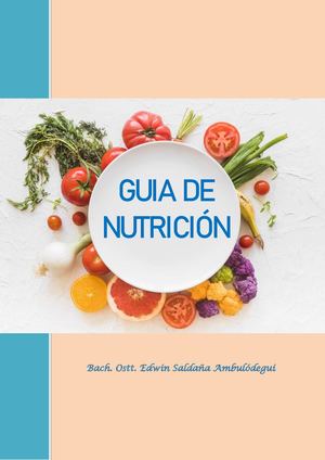 K Manual Guia De Nutricion - Prof. Edwin - Ambulodegui 2018