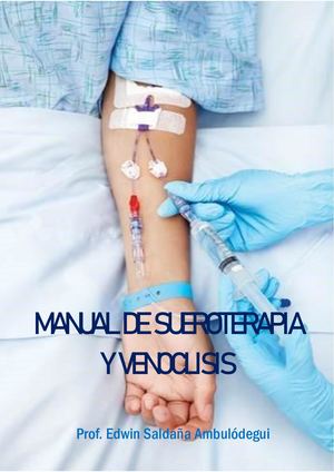 K Mini Manual De Sueroterapia Y Venoclisis Ambulodegui
