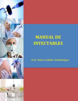 K Manual De Inyectables Y Venoclisis - - Ambulodegui 2020