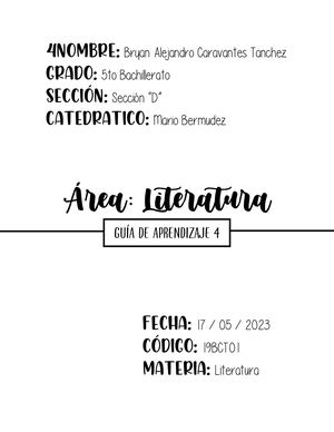 La Isla de Bowen (Guía de Aprendizaje 4)