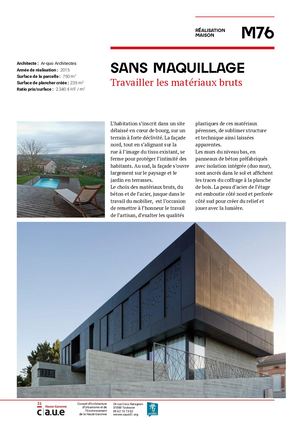 Maison neuve - Sans maquillage