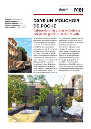 Maison neuve - Dans un  mouchoir de poche