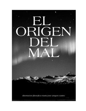 El Origen Del Mal