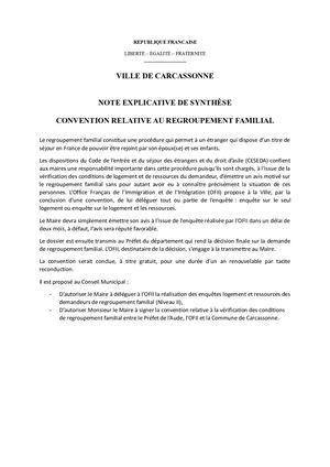 Regroupement Familial