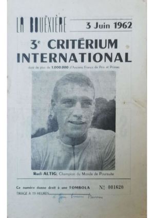 3eme Critérium International - 22 Mai 1966