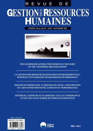GESTION DES RESSOURCES HUMAINES N°125