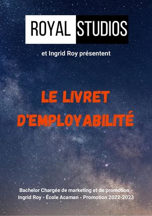 Livret d'employabilité