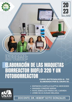 Grupo 3a Informe Maqueta Biotecnológica