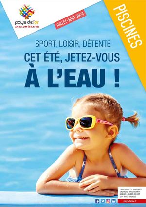 Programme Été piscines 2023