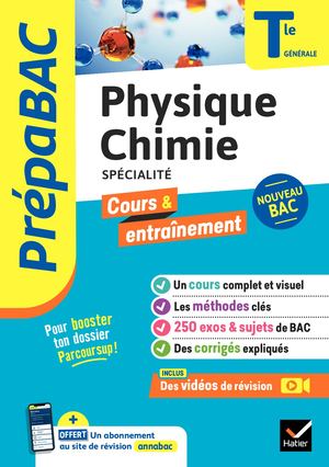 Prépabac Physique-Chimie Tle générale (spécialité) - Bac 2024
