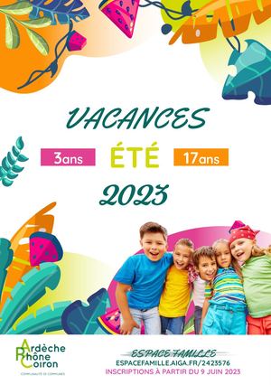 Programme accueils de loisirs été - 2023