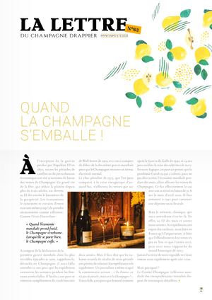 Champagne Drappier - La Lettre 63 - FR