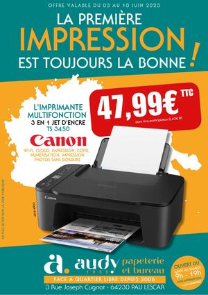 Flyer Impression Audy Calameo