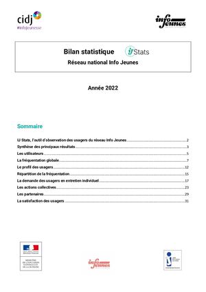 Bilan National Ij Stats 2022