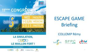 Sofrasims 2023 Escape Game Briefing Pptx