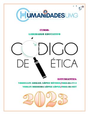 Código De ÉTica De Un Administrador Educativo