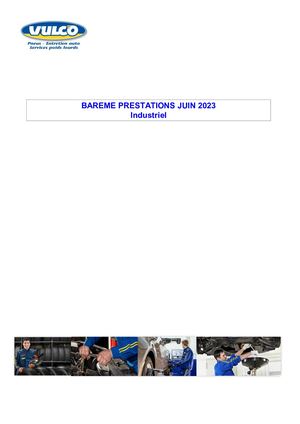 Tarifs Prestations Atp Au 1er Juin 2023