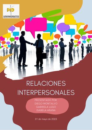 RELACIONES INTERPERSONALES...