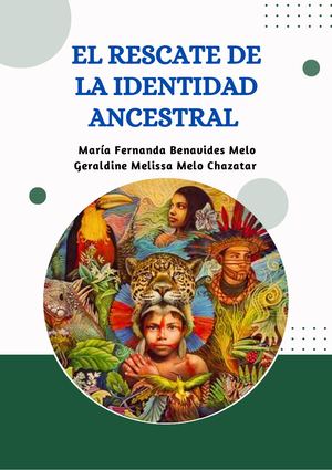 Cartilla El rescate de la identidad ancestral