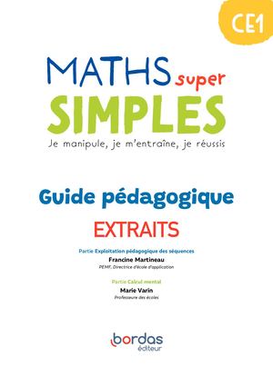 Maths Super Simples CE1 Guide Pédagogique