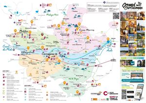 Plan touristique de Carcassonne - carte Grand Carcassonne
