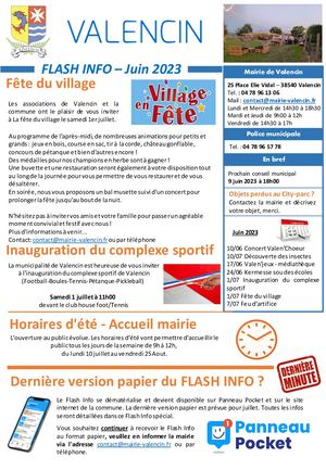 FLASH INFO JUIN 2023