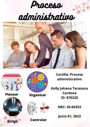 Actividad 2 Proceso Administrativo Parte 2